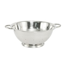 CAC China SMCD-8 Stainless Steel Colander, Footed with Handles 8 Qt.