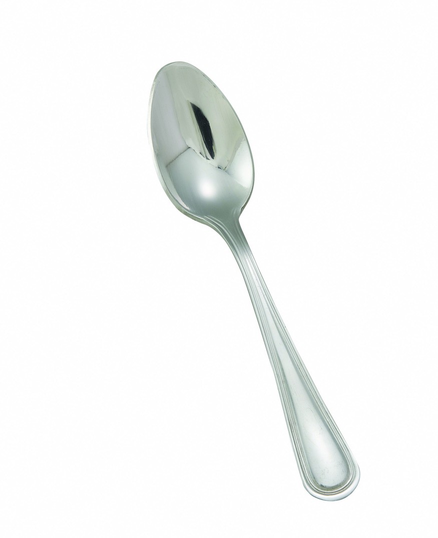 Winco 0021-01 Continental Extra Heavy Mirror Finish Stainless Teaspoon (12/Pack)