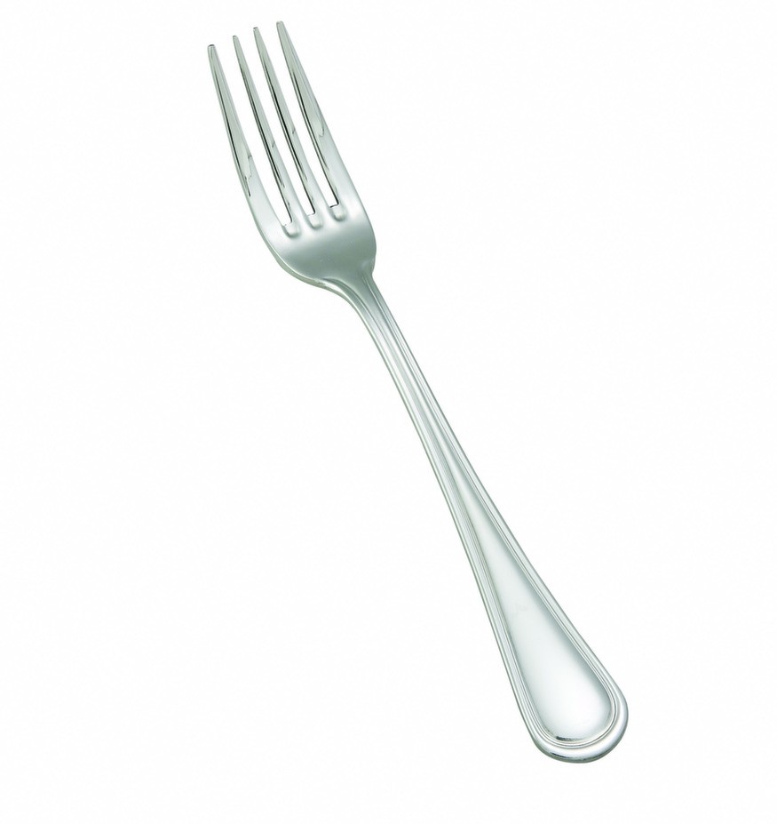 Winco 0021-05 Continental Extra Heavy Mirror Finish Stainless Dinner Fork (12/Pack)