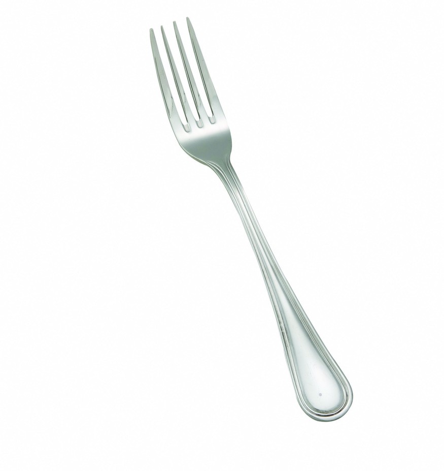 Winco 0021-06 Continental Extra Heavy Mirror Finish Stainless Salad Fork (12/Pack)