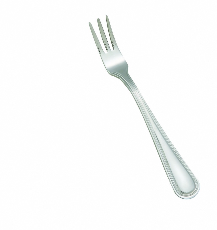 Winco 0021-07 Continental Extra Heavy Mirror Finish Stainless Oyster Fork (12/Pack)
