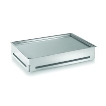 Rosseto SM144 Rectangular Stainless Steel Cooler Buffet Set With Tray & Insert 21.75&quot; x 14.75&quot; x 4&quot;H