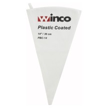 Winco PBC-14 Cotton Pastry Bag with Inner Plastic Coating, 14&quot;