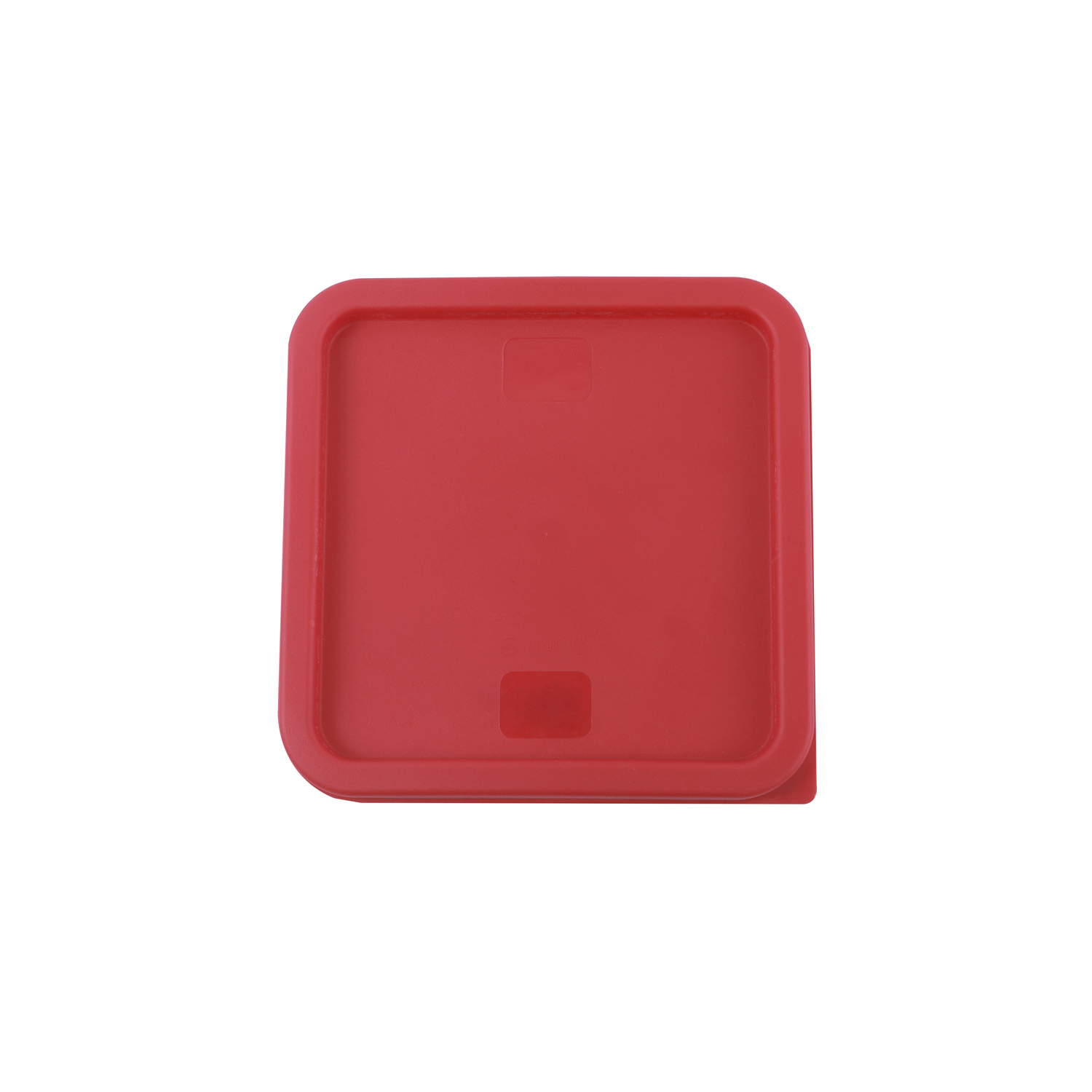 CAC China FSSQ-68CV-R Red Square Food Storage Container Cover for 6 Qt. & 8 Qt.
