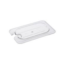 CAC China PCSL-NC Ninth Size Polycarbonate Food Pan Cover with Notch