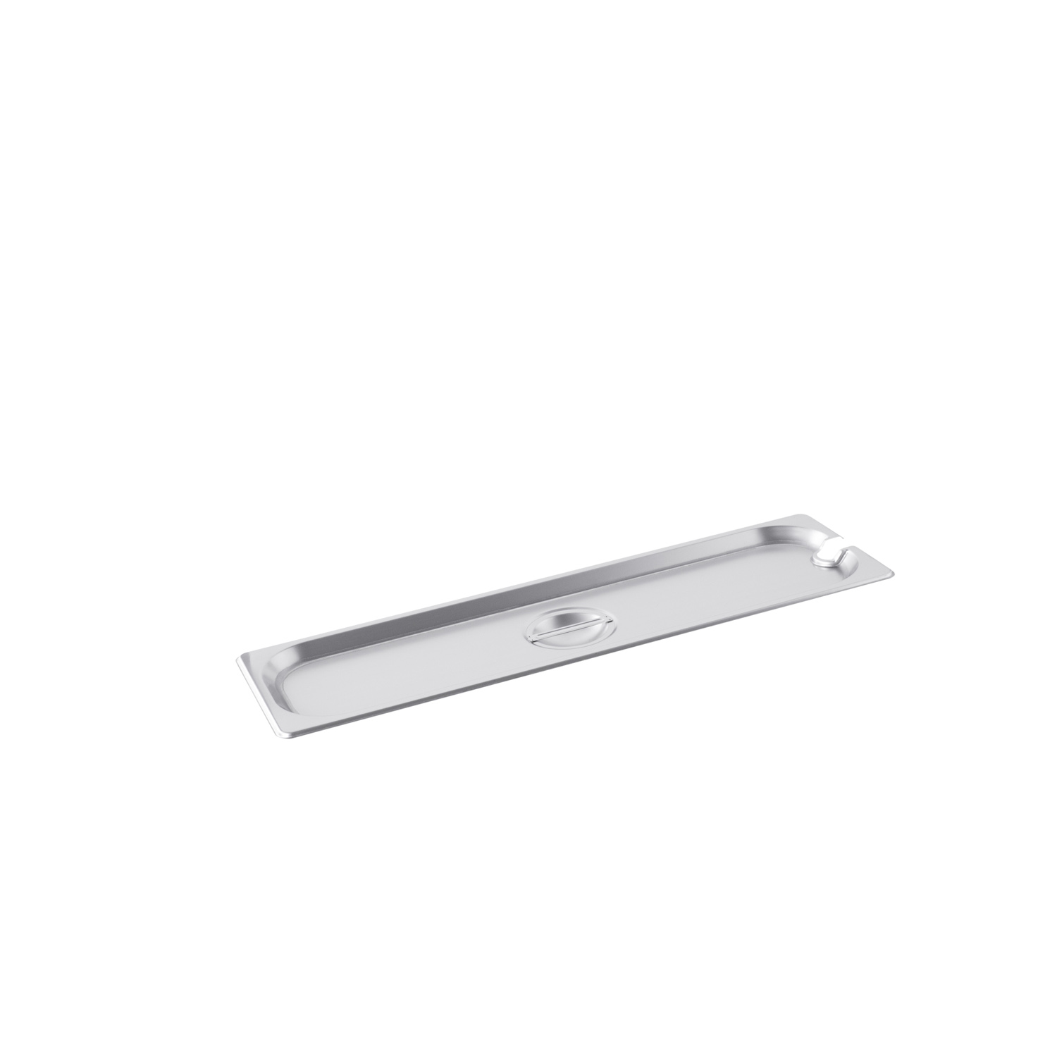 CAC China SPCN-HL 1/2 Long Steam Pan Notched Cover