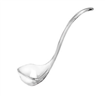 TableCraft 500LC Crystal Polycarbonate Ladle for Punch Bowl