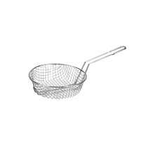 CAC China CBKR-8C Nickel-Plated Culinary/Breading Basket, Coarse Mesh 8&quot;Dia