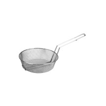 CAC China CBKR-8F Nickel-Plated Culinary/Breading Basket, Fine Mesh 8&quot;Dia
