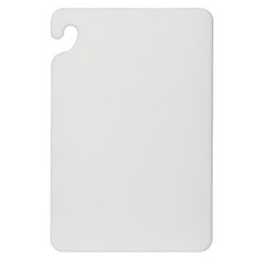 Cut-N-Carry Color Plastic Cutting Boards, White, 20w x 15d x 1/2h