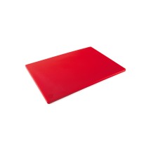 CAC China CBPH-1218R Red Plastic Cutting Board 18&quot; x 12&quot;