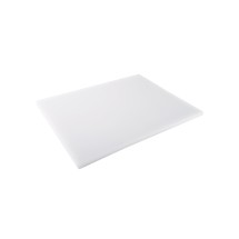 CAC China CBPH-0610W White Plastic Cutting Board 10&quot; x 6&quot;
