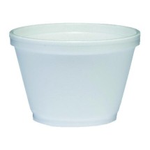 Dart White Foam Bowl Containers, 4 oz., 1000/Carton