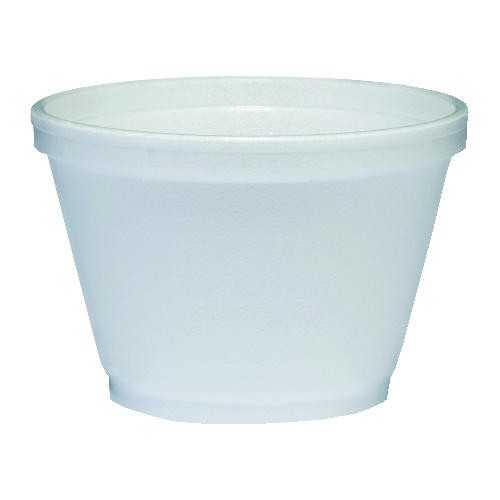Dart Foam Bowl Containers, 4 oz, White, 1000/Carton
