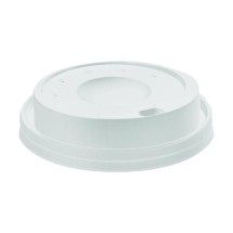 Dart Cappuccino Dome Sipper Lids, Fits 12-24 oz. Cups, White 1000/Carton