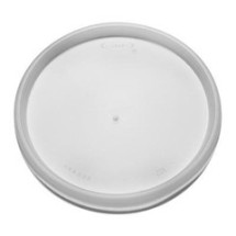 Dart Flat Plastic Vented Lids for Foam Cups, Bowls, Containers, 6-32 oz., 1,000/Carton