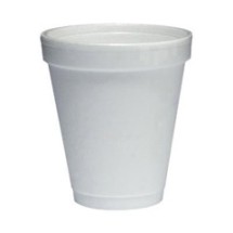 Dart White Foam Drink Cups, 6 oz., 1000/Carton