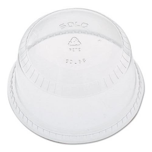 Dart Flat-Top Dome Cup Lids, Plastic, Fits 12-14, 20 oz Cups, 1000/Carton