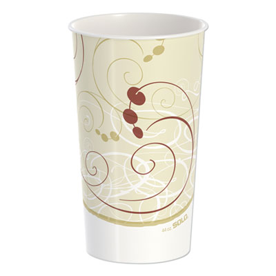 Dart Double Sided Poly Paper Cups, 44 oz., Symphony, 480/Carton