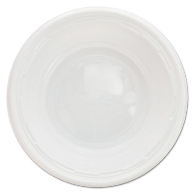 Dart Famous Service Impact White Plastic Bowls, 5-6 oz,, 125/Pack