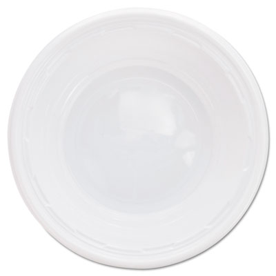Dart High Impact White Plastic Bowls, 5-6 oz.,1000/Carton