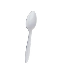 Dart Medium Weight White Plastic Spoon 1000/Carton