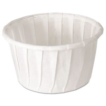 Dart Treated Paper Souffle Portion Cups, 1 1/4 oz., 5000/Carton