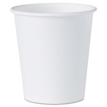 Dart White Paper Water Cups, 3  oz., 100/Pack