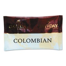 Day To Day 100% Pure Coffee, Colombian Blend, 1.5 oz. Pack, 42 Packs/Carton