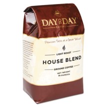Day To Day 100% Pure Coffee, House Blend, Ground, 28 oz. Bag, 3/Pack