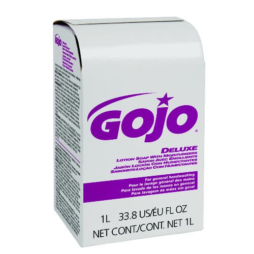 Gojo NXT Deluxe Lotion Soap with Moisturizer, Light Floral, 1000 ml Refill, 8/Carton