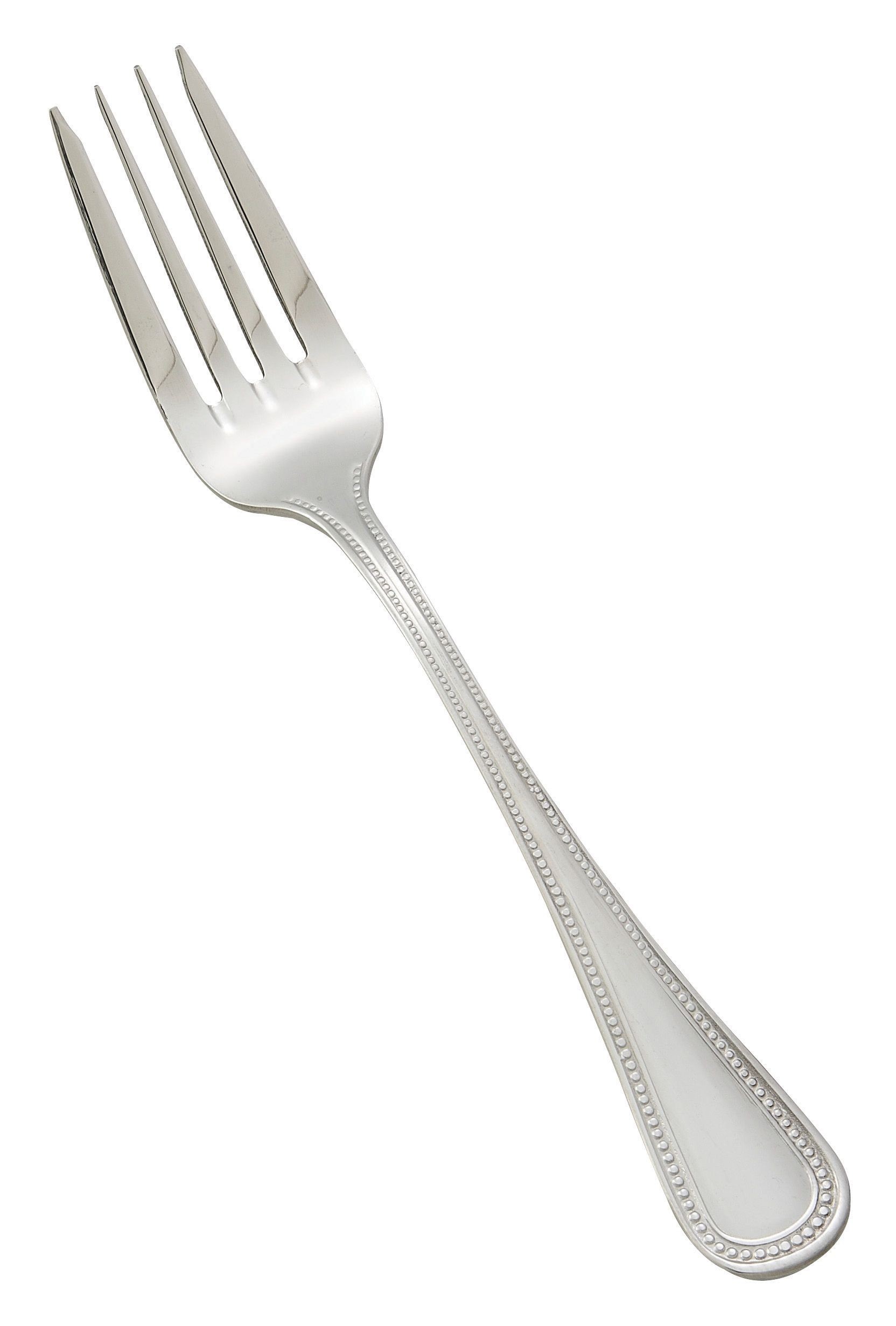 Winco 0036-06 Deluxe Pearl Extra Heavy Stainless Steel Salad Fork (12/Pack)