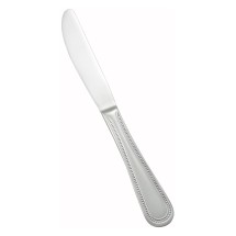 Winco 0036-08 Deluxe Pearl Extra Heavy Stainless Steel Dinner Knife (12/Pack)