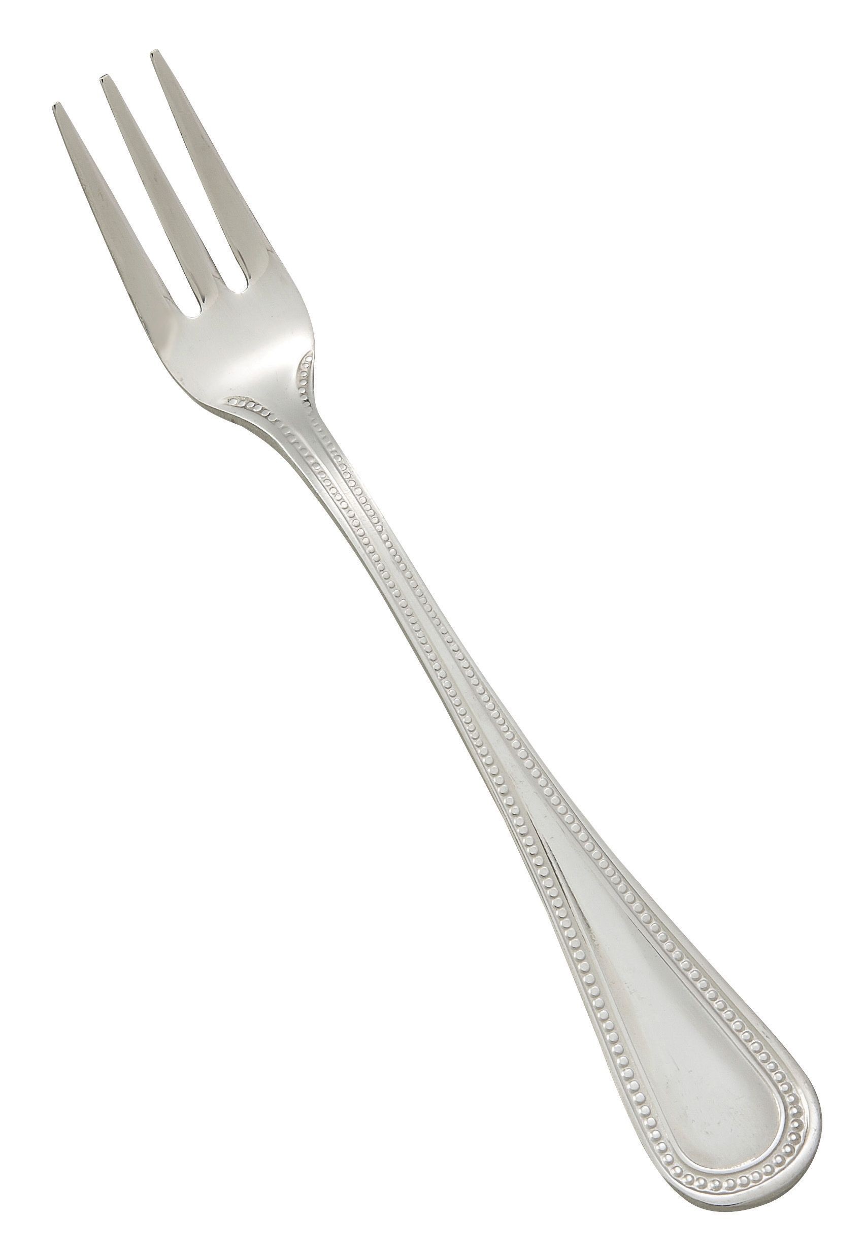 Winco 0036-07 Deluxe Pearl Extra Heavy Stainless Steel Oyster Fork (12/Pack)