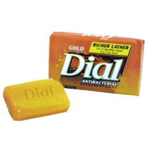 Dial Antibacterial Deodorant Bar Soap Clean Fresh Scent, 2.5 oz, Unwrapped, 200/Carton