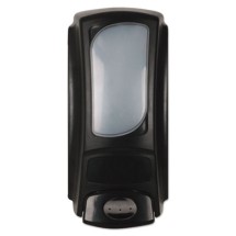 Dial Eco-Smart Amenity Liquid Soap Dispenser, Black 15 oz., 6/Carton
