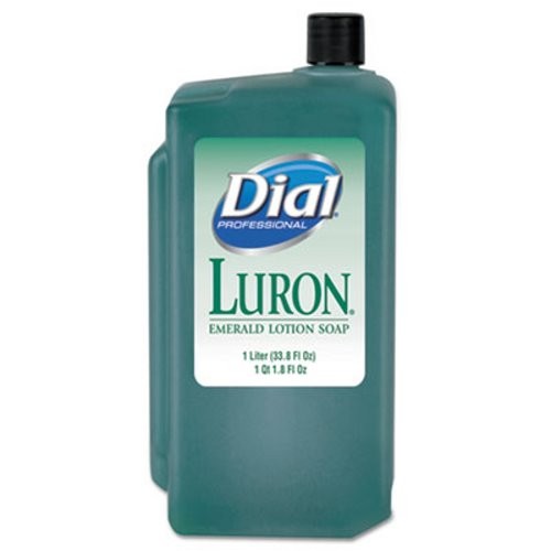 Dial Luron Emerald Lotion Liquid Hand Soap, 1 Liter, 8/Carton