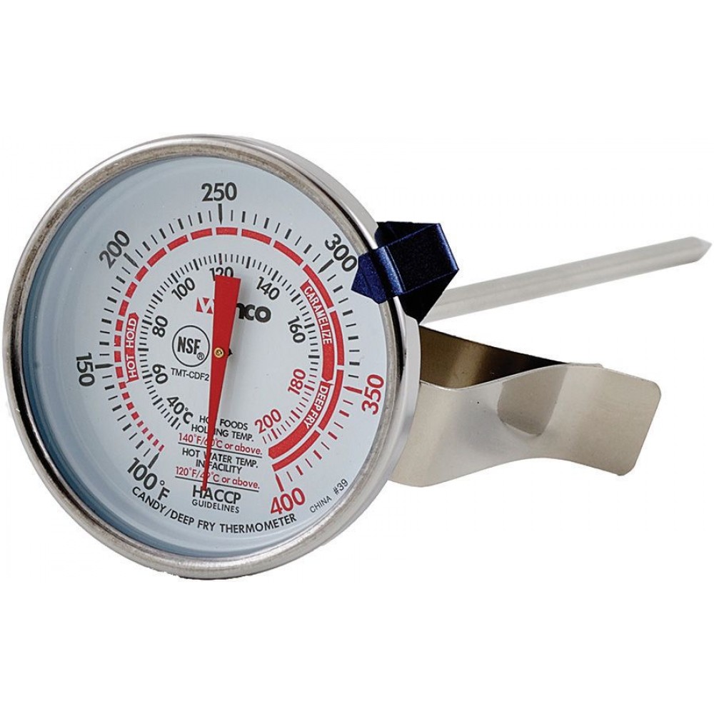  Deep Fry Thermometer with Clip Stainless Steel 12
