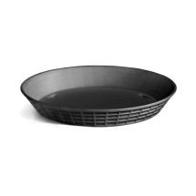 TableCraft 137512BK Black Plastic Diner Platter, 12&quot;