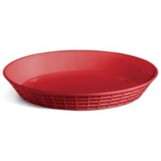 TableCraft 13759R Red Plastic Diner Platter, 9"