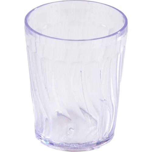 Dinex DX4GC907 Swirl Clear SAN Plastic Tumbler, 9 oz., 72/Carton