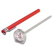 Dishwasher-Safe Industrial-Grade Analog Pocket Thermometer, 0&deg;F to 220&deg;F