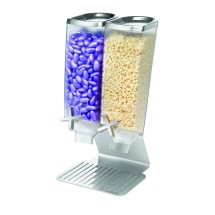 Rosseto EZ514 EZ-PRO&trade; Double-Container Table Top Dispenser With Stainless Steel Stand (1 Gallon Each)