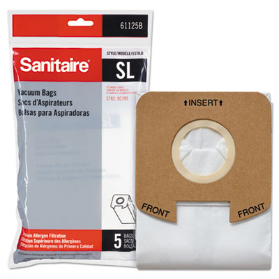 Disposable Bags For Sanitaire Multi-Pro 2 Motor Lightweight Upright Vac, 5/Pack