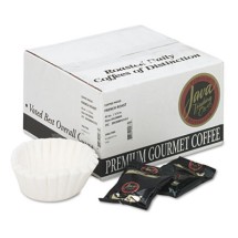 Distant Lands Coffee Coffee Portion Packs, 1.5 oz. Packs, French Roast, 42/Carton