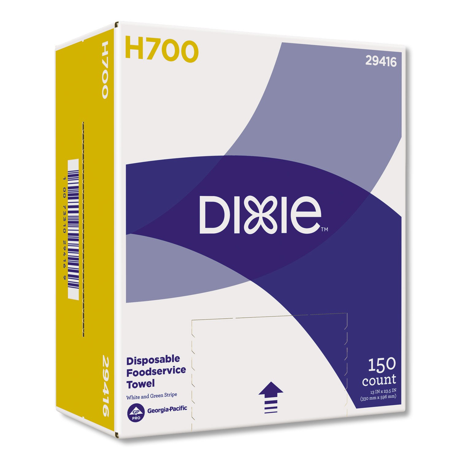 Dixie H700 Disposable Foodservice Towels, 13 x 24, 150/Carton