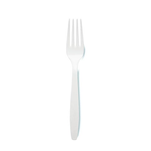 Dixie White Plastic Fork , Heavy Weight 1000/Carton