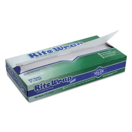Dixie Rite-Wrap Dry Waxed Sheets, 12" x 10 3/4", 6000 Sheets/Carton
