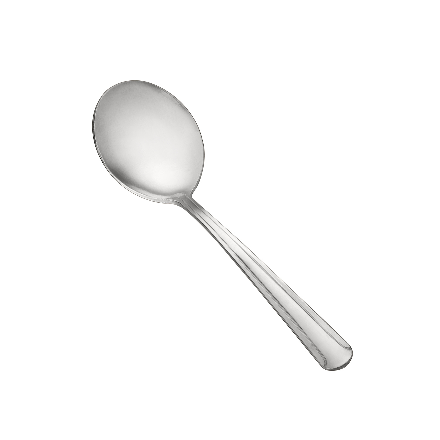 CAC China 2001-04 Dominion Bouillon Spoon, Heavyweight 18/0, 5 7/8"