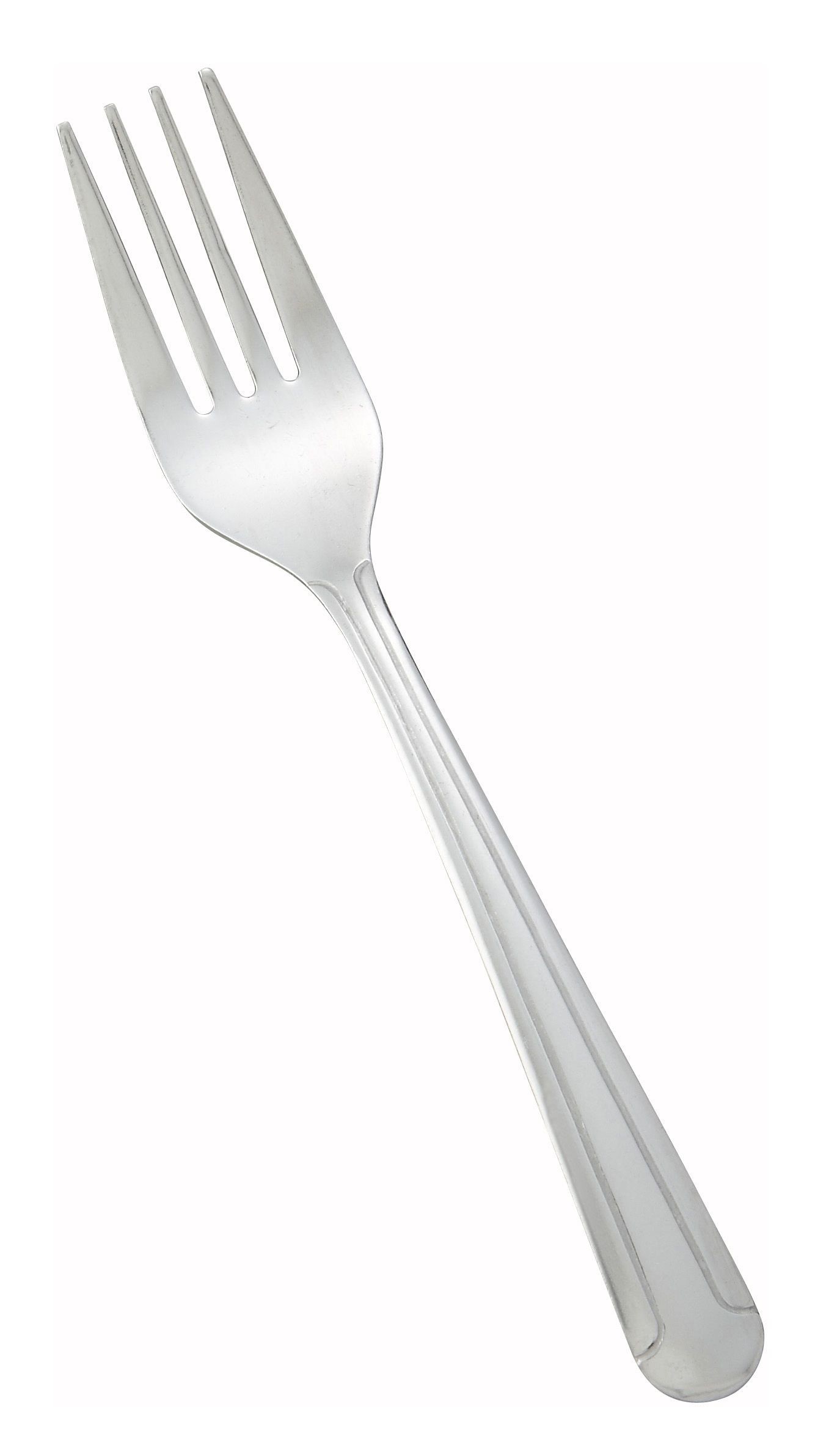 Winco 0001-06 Dominion Medium Weight 18/0 Stainless Steel Salad Fork (12/Pack)